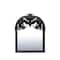 13" Gothic Style Black Wall Mirror by Ashland®